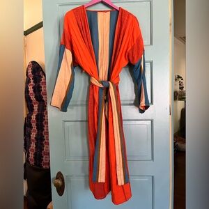 Ace & Jig Quilted Duster - Tomato/Journey (M)